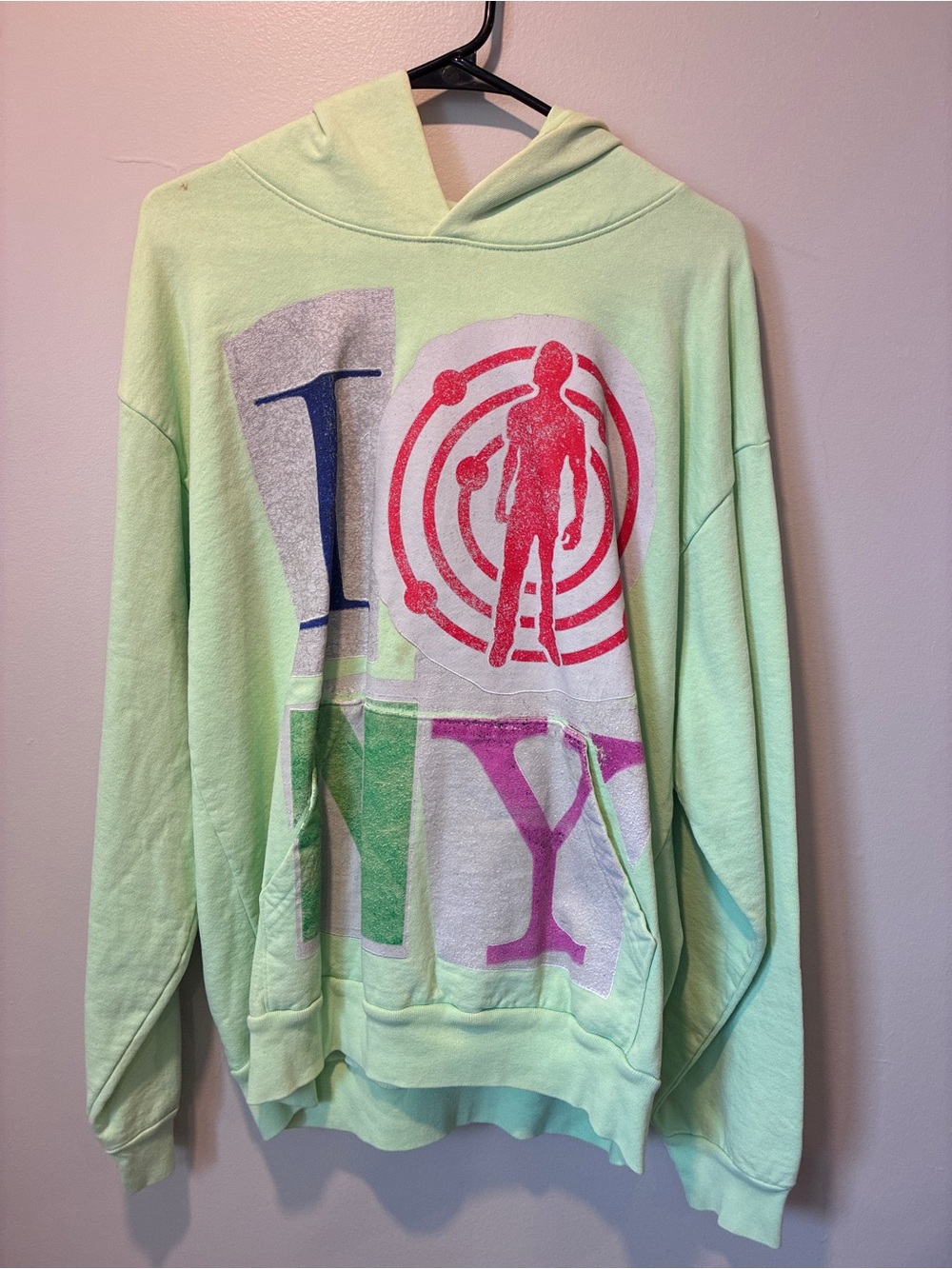 Kid Cudi Gov Ball 2022 Light Green Graphic Hoodie Sweatshirt - NY Motif